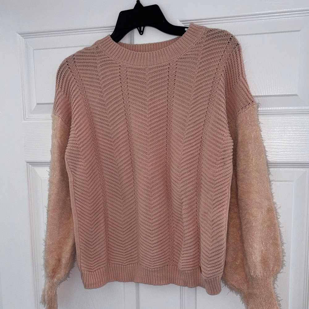 Marc New York Blush Crew Neck Sweater